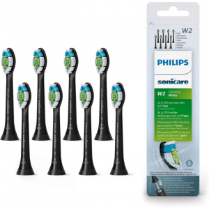 8x Packs Black W2 for Philips Sonicare DiamondClean Toothbrush Heads